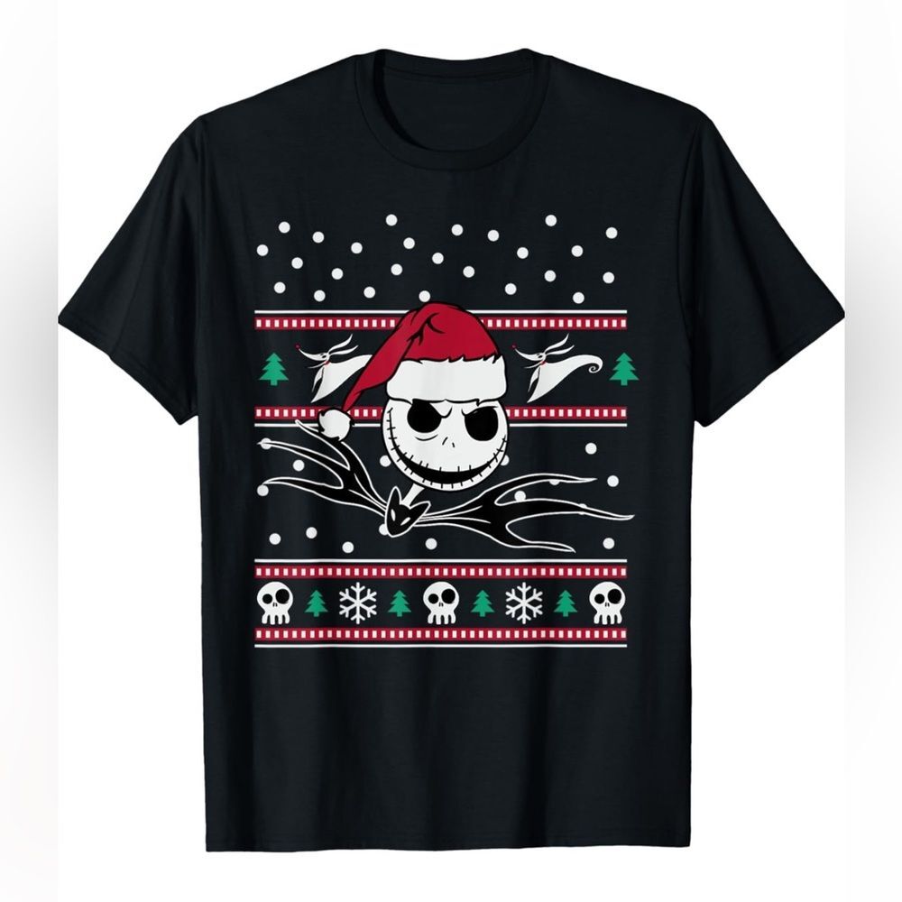 Disney Nightmare Before Christmas Jack Skellington T-Shirt Size L
